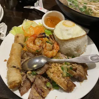 Five Color Rice Plate