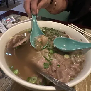 Lg combo pho. Omg delicious!!!