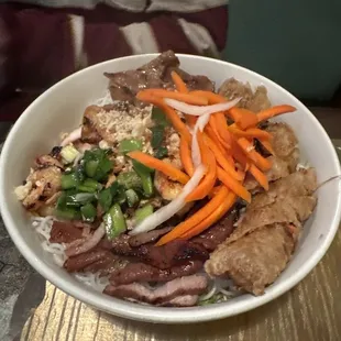 Vietnamese Vermicelli Noodle Bowl