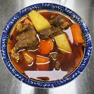 Weekend Special Beef Stew! Every week they have a different unique dish!