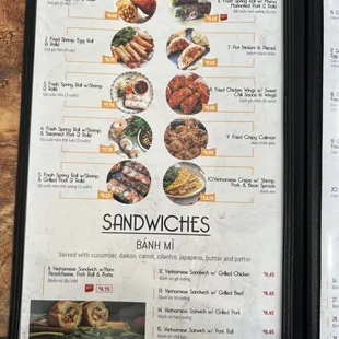 New menu