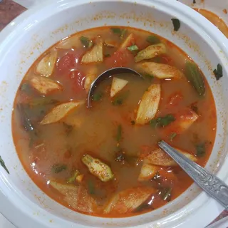 Thailand Style Seafood Sour Soup Hot Pot