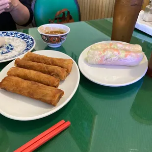 Summer and spring rolls