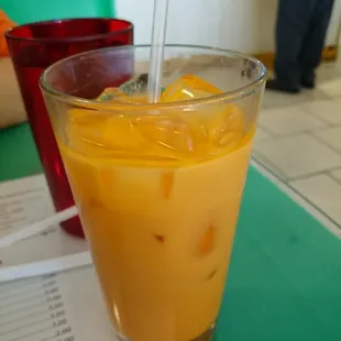 Thai ice tea