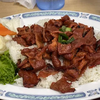 Grilled Pork Rice Plate