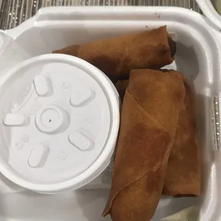 Veggie deep fried egg rolls