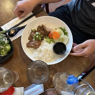 Grilled Chicken on Rice - Cơm Gà Nướng Chanh