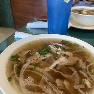Pho with lemonade soda