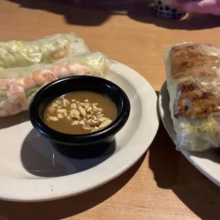 Shrimp roll &amp; pork roll