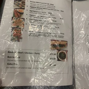 UPDATED MENU