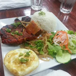 Grilled Pork Rice Plates