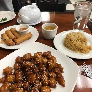 Sesame chicken.