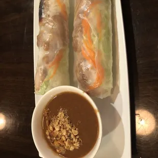 Chicken spring rolls