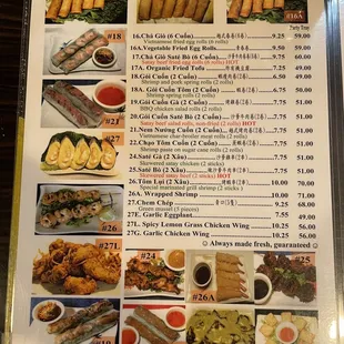 Menu 9