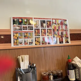 Drink menu