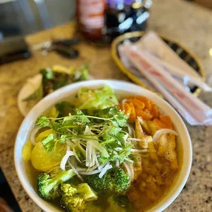 25. Tofu &amp; Vegetables Pho