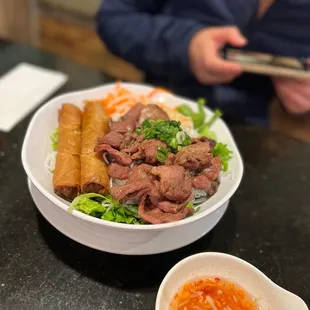 Pork and egg roll vermicelli - @rayz