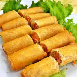 a plate of vietnamese food