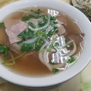 Sliced Steak and Brisket Pho