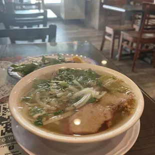 Wonton noodle bbq chasiu