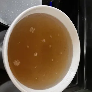 Take out P3.  Broth is separate from noodles and meat