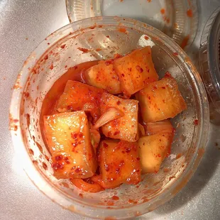 Pickled spicy cabbage ( aka kimchi) yumm