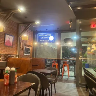 the interior of a restaurant