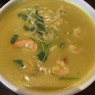 Yellow Curry with Shrimp with Rice
 #51