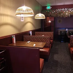 interior, sushi and sashimi