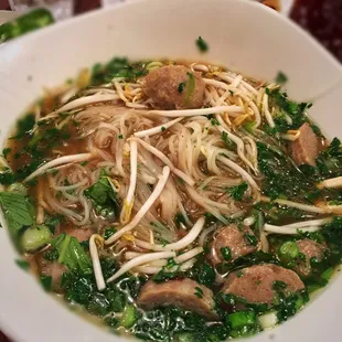 Meatball pho