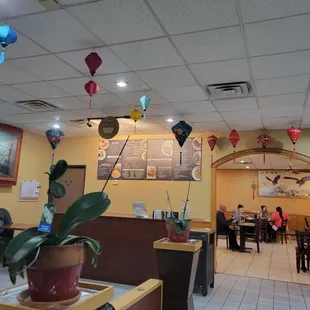 New set up in Restaurant area.