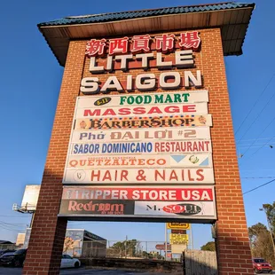 Outside. Street sign for Little Saigon on Buford Highway, where Pho Dai Loi #2 is located.