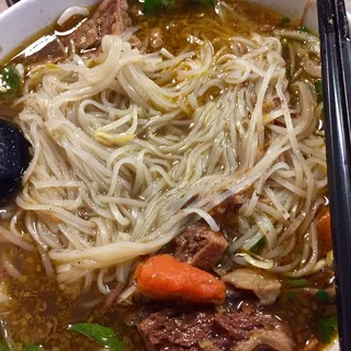 23. Beef Stew Noodle Soup with Chunks Of Well-Done Flank, Soft Tendon and Sweet Tasting Carrots