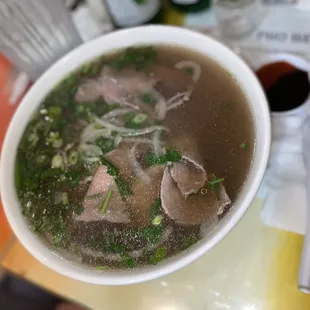 Pho with Rare Steak