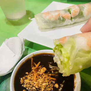 Shrimp A07. Spring Rolls Shrimps