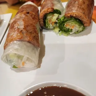 sausage spring roll