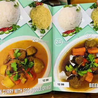 23. Chicken Curry with Egg Noodle