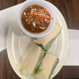38. Tofu Spring Rolls