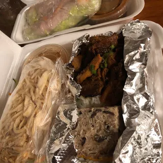 23. Charbroiled Pork with Shredded Pork and Baked Egg Cake