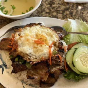 Com Suon Nuong + extra egg