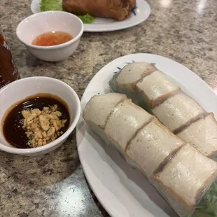 Tofu spring rolls