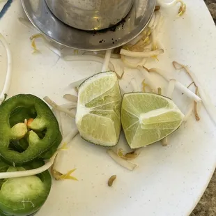 veggies and lime aren&apos;t fresh at all!