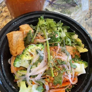 satay veggie and tofu pho