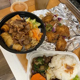 Lemongrass Filet Mignon over Rice