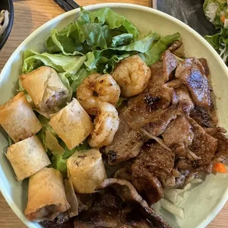 Shrimp and Imperial Roll Vermicelli Bowl