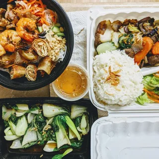 Vegan Garlic Bok Choy