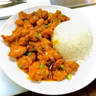 Orange chicken