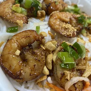 Shrimp vermicelli