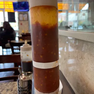 The hot Chile sauce. Soooo good!