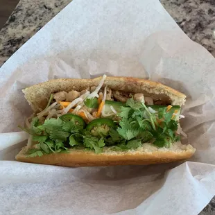 Chicken banh mi